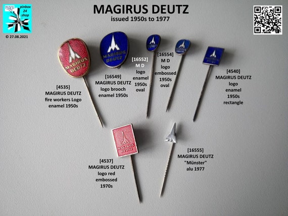 Collect the legends of the truck world with the Magirus Deutz badges