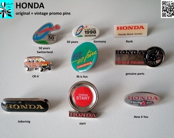 Rare Honda Collector Pins – Diverse Selection Available