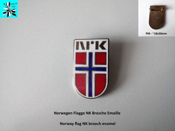 Show your love for Norway with this brooch!