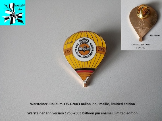 Warsteiner 1753-2003 – A limited pin for collectors