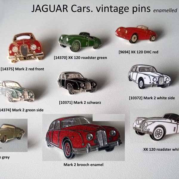 Die Fahrzeugtypen Deiner Träume - Einzigartige JAGUAR Cars Pins!