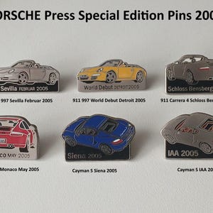Porsche Iconic Pins: Exclusive Collectibles from 2005