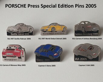 Porsche Iconic Pins: Exclusive Collectibles from 2005