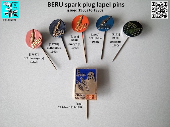 BERU spark plug pins - 60s to 80s