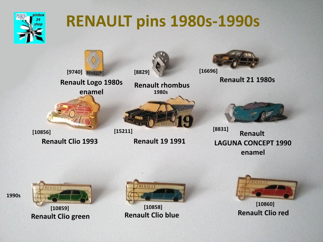 RENAULT Pins 1980s and 1990s Choose Etsy