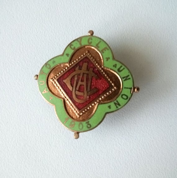 ACU Enamel Badge - Antique Collectible