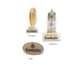 Krombacher beer pins: Various motifs from the 90s