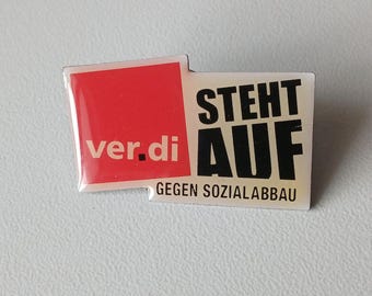 Verdi Pin - Stand Up for Justice!