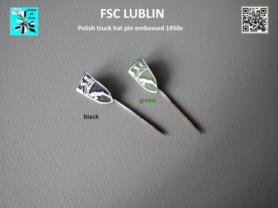 Retro style - buy FSC LUBLIN lapel pins now