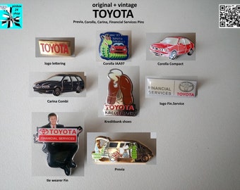 TOYOTA Pins: Carina, Corolla & Previa - Choose Now!