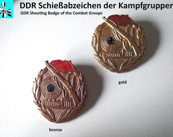 DDR Shooting Badges - Memories of the Combat Group