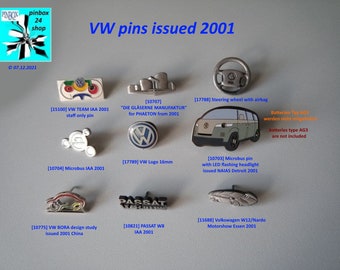 VW Special Pins - Unique Memorabilia!