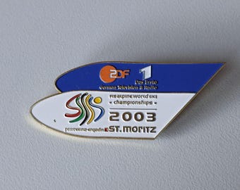 FIS Ski Championships St.Moritz 2003 – Media Brooch