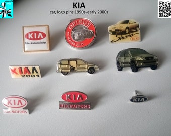 KIA Logo Pins: Retro Car Accessories