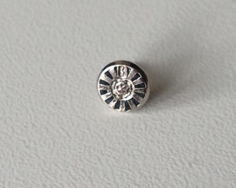 Round Table Logo Pin - Enameled - 6mm