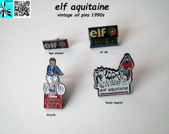 Elf Aquitaine Promo Pins: Wearable Oil History
