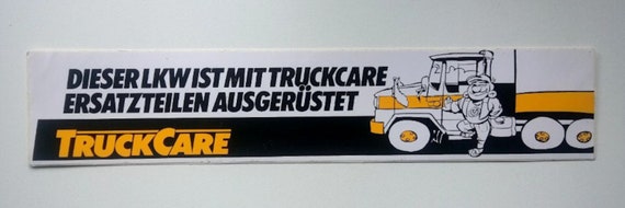 TRUCKCARE stickers for truck fans