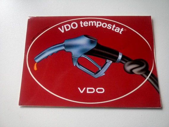 VDO cruise control retro sticker 90s