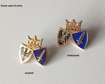 Essen Crest Pin - Pride to Wear!