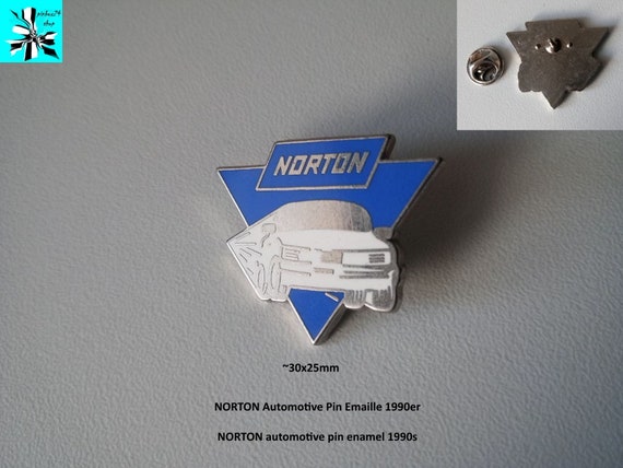 NORTON automotive pin enamel 1990s