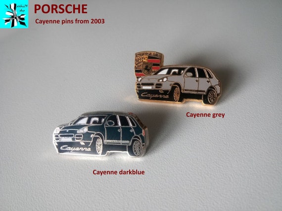 Porsche Cayenne Pins - Enamelled and elegant