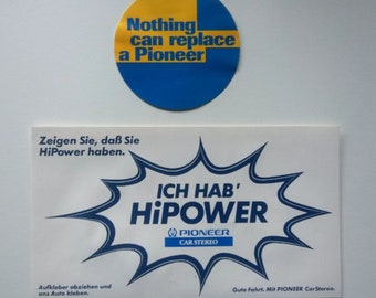 PIONEER sticker set 80s and 90s