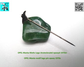 Rare Opel Manta Epoxy Lapel Pin – Authentic 70s Collectible