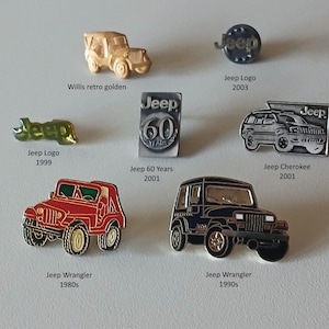 Rare Jeep Vintage Pins – Your Piece of Off-Road History
