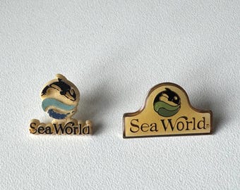 Two pins, one iconic brand – SeaWorld collector set