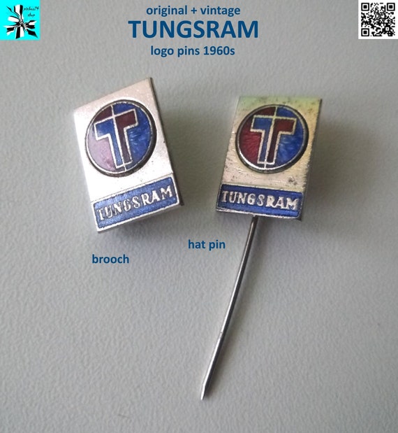 TUNGSRAM logo badge enamel 1960s - Discover the history