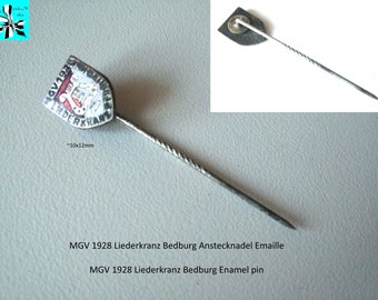MGV 1928 song wreath Bedburg Enamel pin