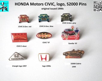 Rare Honda Logo Pins – Civic, S2000 & More Collectibles
