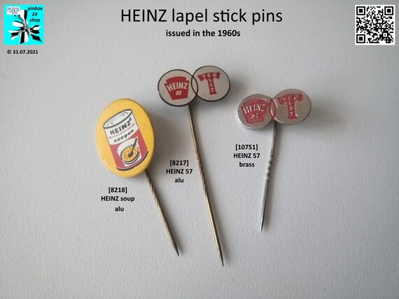 HEINZ pins - evidence of an American success story