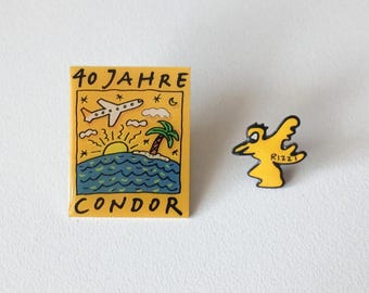 CONDOR meets Rizzi – Two iconic airline pins for stylish collectors