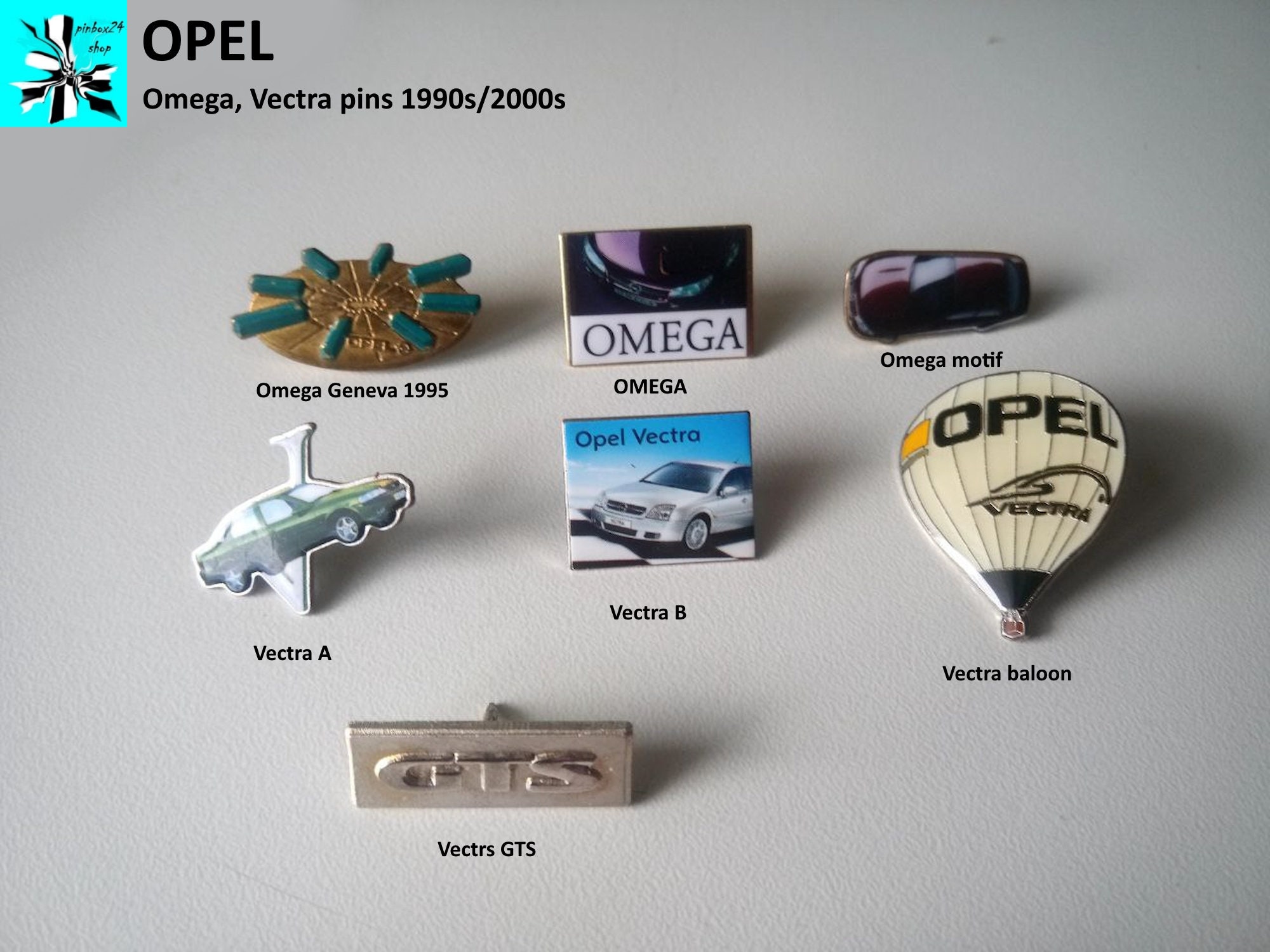 Plakette Emblem Schaltknauf Chrom 5-Gang für Opel Vectra C