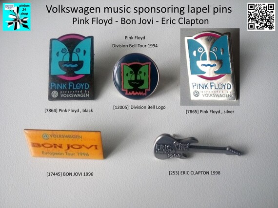 VOLKSWAGEN ERIC CLAPTON GITARRE AUTO Pin VW Pins 