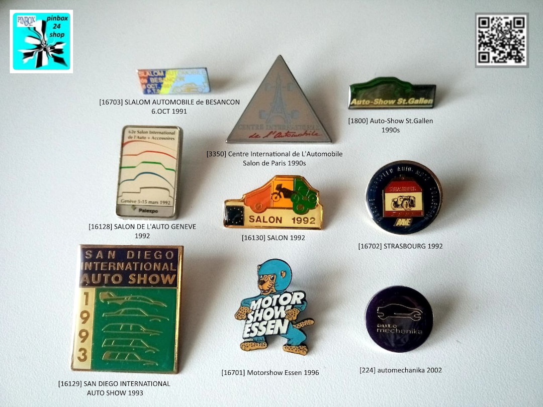 International Auto Show Pins - Collectibles From the 90s and Early ...