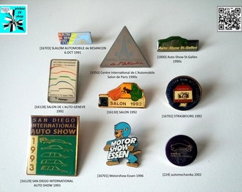 International Auto Show Pins - Collectibles from the 90s and Early 2000s!