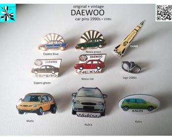 DAEWOO Car Type Pins - Memories of the 90s and Early 2000s!