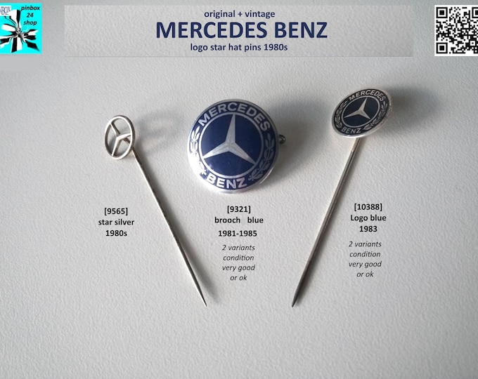 Featured listing image: Classic Style: 1980s Mercedes-Benz Logo Star Pin
