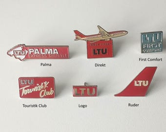 LTU Airline Promo Pins - A Must-Have for Collectors!