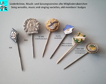 Vintage Membership Badges - Tradition and Music from Germany!