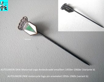 Vintage AUTOUNION DKW Pin - A Piece of Motorcycle History!