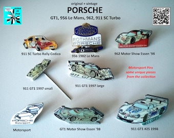 Porsche Motorsport Pins - A Touch of Racing!