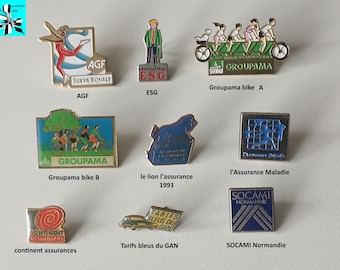 French Insurance Pins – A Piece of Financial History!
