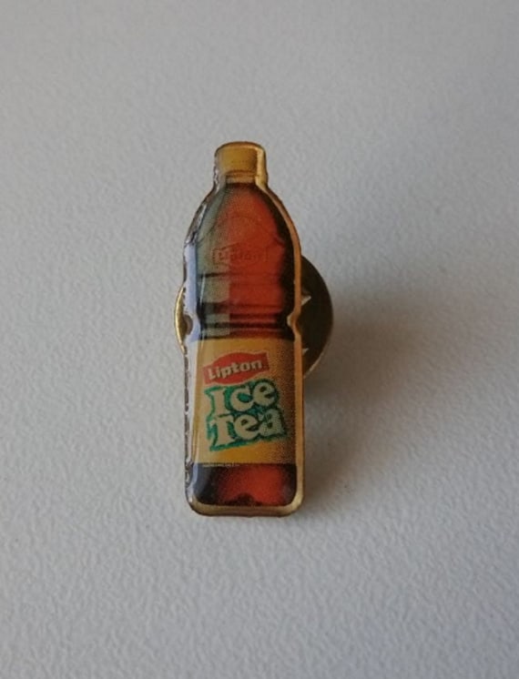 vintage Lipton Ice Tea bottle pin