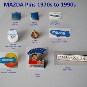 MAZDA Pins - Show Your Passion!
