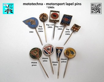 Mototechna pins 1960s - Motorsport thrills