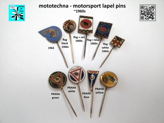 Mototechna pins 1960s - Motorsport thrills