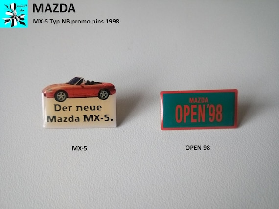 Mazda MX-5 Promo Pins - A piece of automotive history